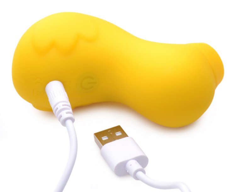 INMI SHEGASM SUCKY DUCK CLITORAL STIMULATOR YELLOW