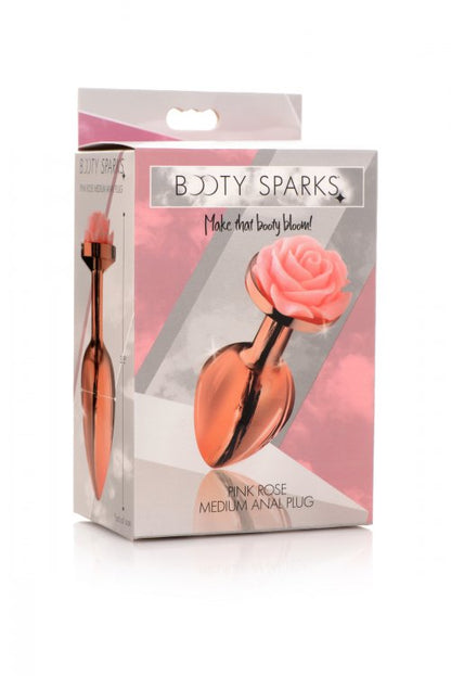 BOOTY SPARKS PINK ROSE GOLD MEDIUM ANAL PLUG