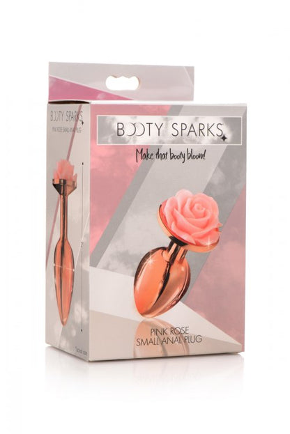 BOOTY SPARKS PINK ROSE GOLD SMALL ANAL PLUG