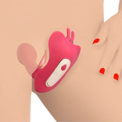 SHEGASM BUTTERFLY TEASE 10X CLIT SUCTION STIM W/ REMOTE