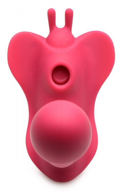 SHEGASM BUTTERFLY TEASE 10X CLIT SUCTION STIM W/ REMOTE