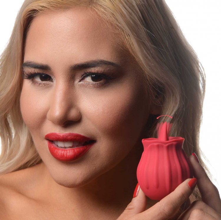 BLOOMGASM WILD VIOLET 10X LICKING STIMULATOR RED