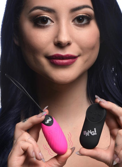 BANG! SWIRL SILICONE EGG PINK