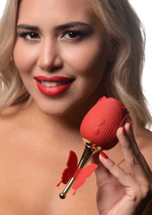 BLOOMGASM FLUTTER SUCKING ROSE W/ BUTTERFLY TEASER