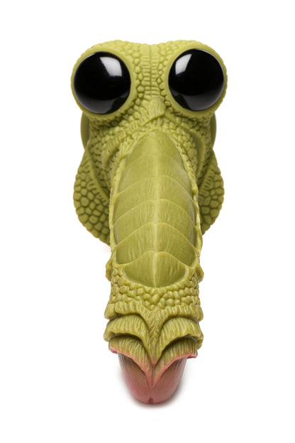 CREATURE COCKS SWAMP MONSTER GREEN SCALY SILICONE DILDO