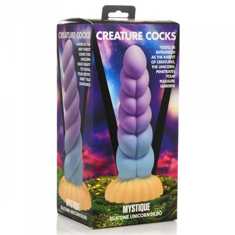 CREATURE COCKS MYSTIQUE UNICORN SILICONE DILDO