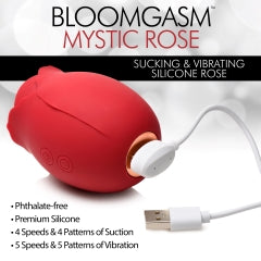 BLOOMGASM MYSTIC ROSE SUCKING & VIBRATING SILICONE ROSE