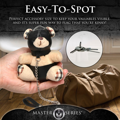 MASTER SERIES HOODED TEDDY BEAR KEYCHAIN