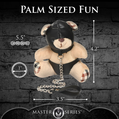 MASTER SERIES HOODED TEDDY BEAR KEYCHAIN