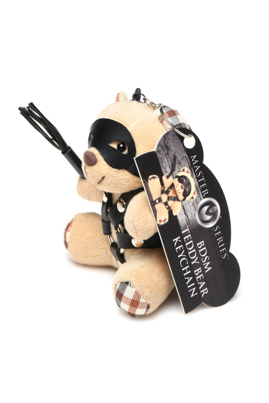 MASTER SERIES BDSM TEDDY BEAR KEYCHAIN