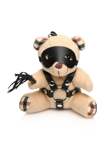 MASTER SERIES BDSM TEDDY BEAR KEYCHAIN