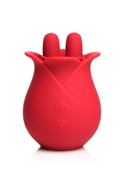 BLOOMGASM THE ROSE FONDLE 10X MASSAGING ROSE CLIT STIMULATOR