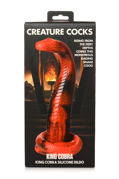 CREATURE COCKS KING COBRA SILICONE DILDO