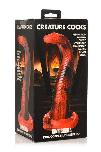 CREATURE COCKS KING COBRA SILICONE DILDO