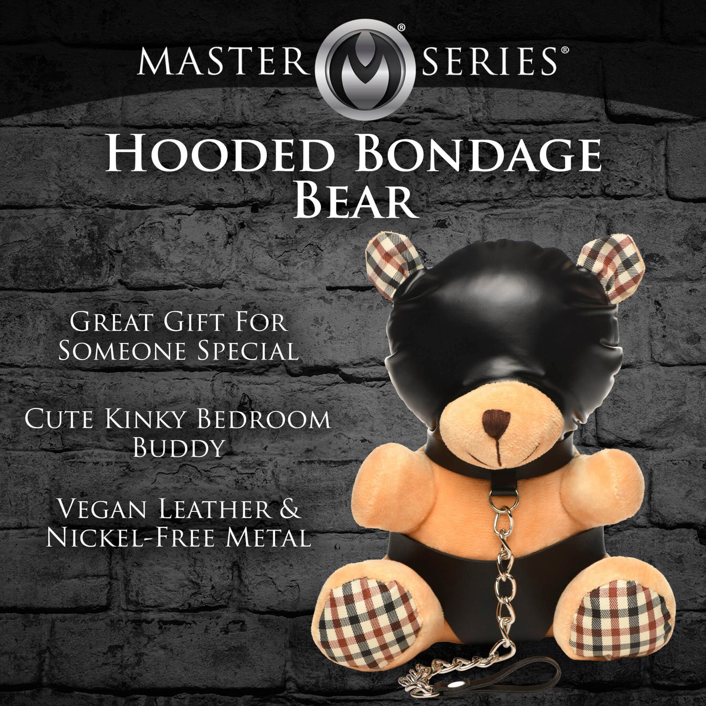 MASTER SERIES HOODED BONDAGE BEAR