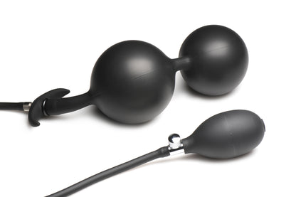 MASTER SERIES ASS RATTLER WEIGHTED INFLATABLE ANAL PLUG