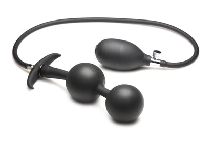 MASTER SERIES ASS RATTLER WEIGHTED INFLATABLE ANAL PLUG