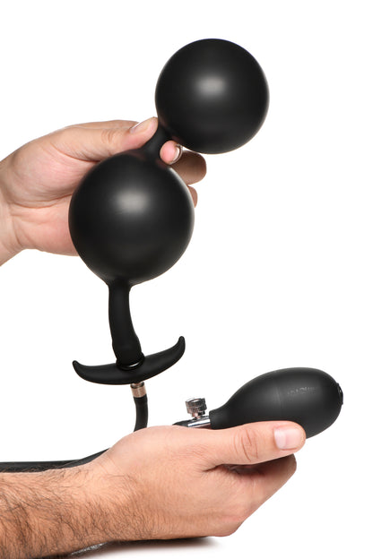 MASTER SERIES ASS RATTLER WEIGHTED INFLATABLE ANAL PLUG