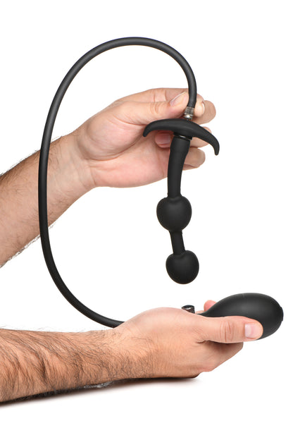 MASTER SERIES ASS RATTLER WEIGHTED INFLATABLE ANAL PLUG