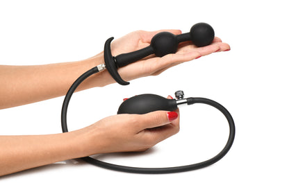 MASTER SERIES ASS RATTLER WEIGHTED INFLATABLE ANAL PLUG