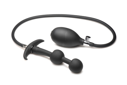 MASTER SERIES ASS RATTLER WEIGHTED INFLATABLE ANAL PLUG