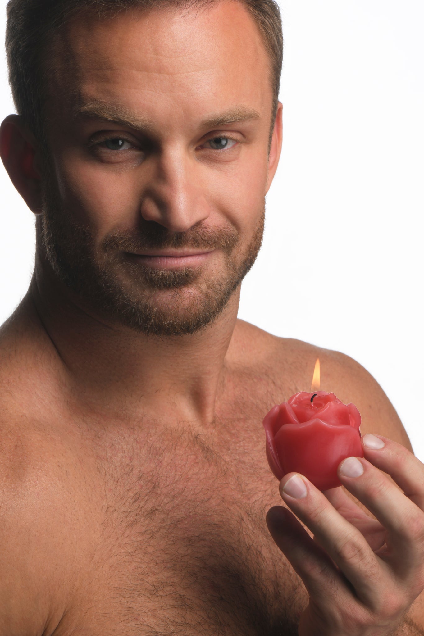 MASTER SERIES FLAMING ROSE DRIP CANDLE