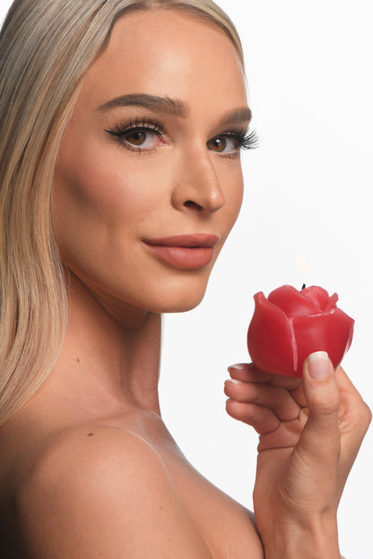 MASTER SERIES FLAMING ROSE DRIP CANDLE