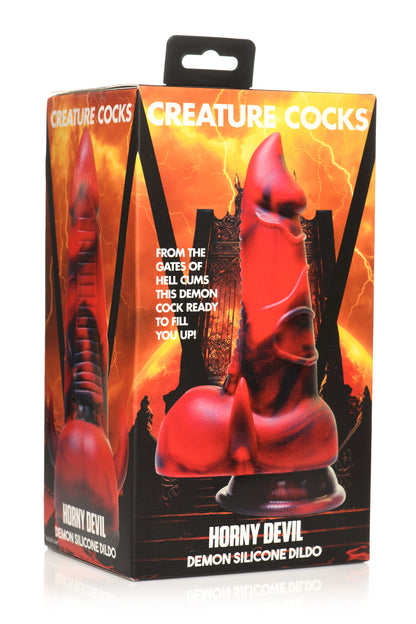 CREATURE COCKS HORNY DEVIL DEMON SILICONE DILDO