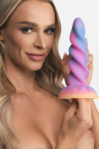 CREATURE COCKS MOON RIDER GLOW IN THE DARK UNICORN DILDO