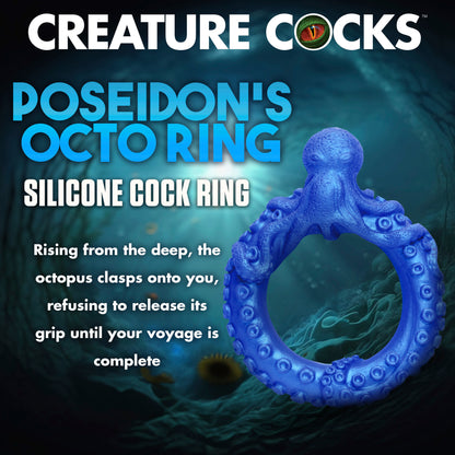 CREATURE COCKS POSEIDON'S OCTO -RING SILICONE COCK RING