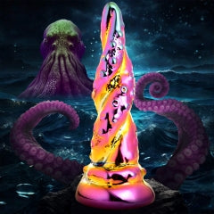 CREATURE COCKS ENCHANTRESS RAINBOW GLASS DILDO