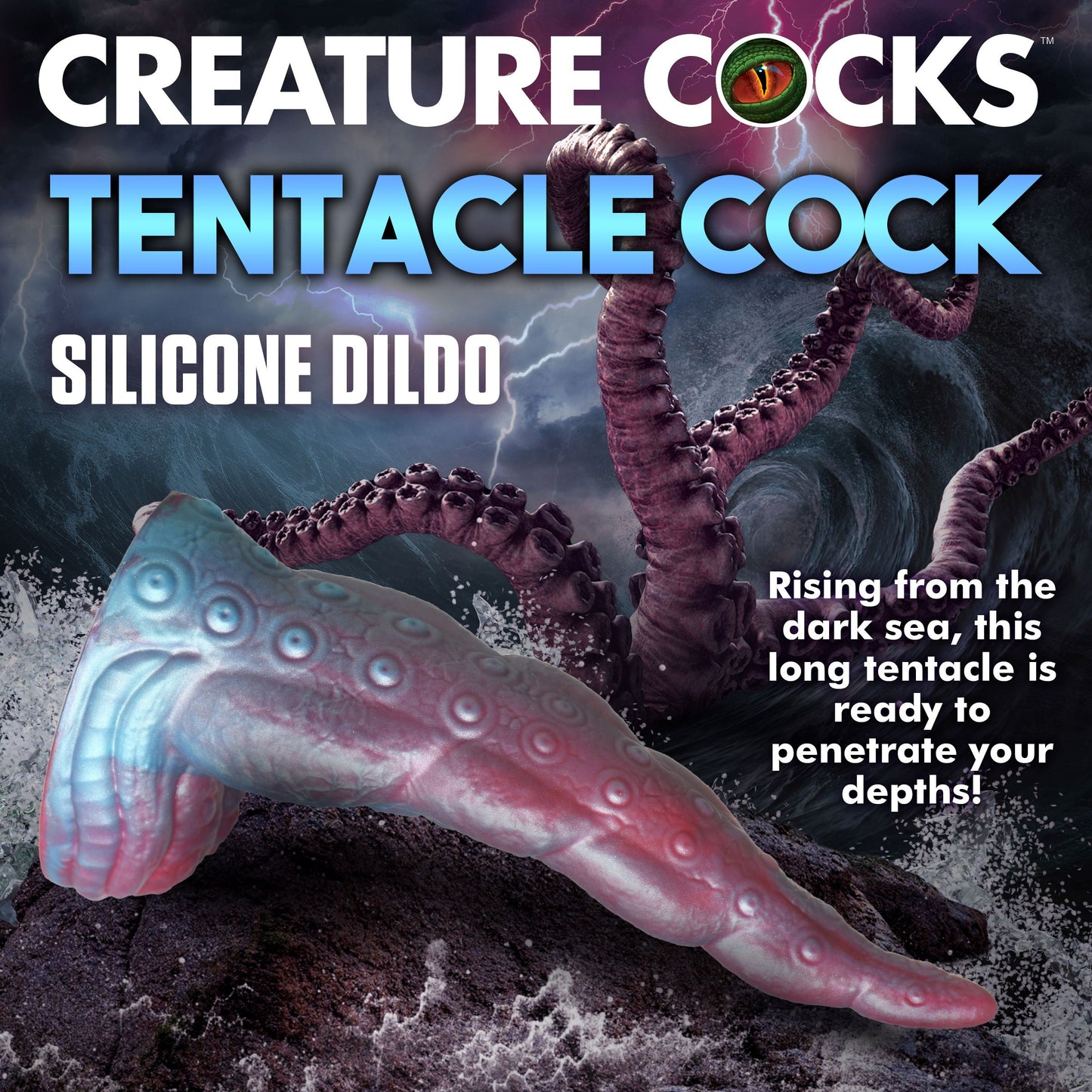 CREATURE COCKS TENTACLE COCK SILICONE DILDO