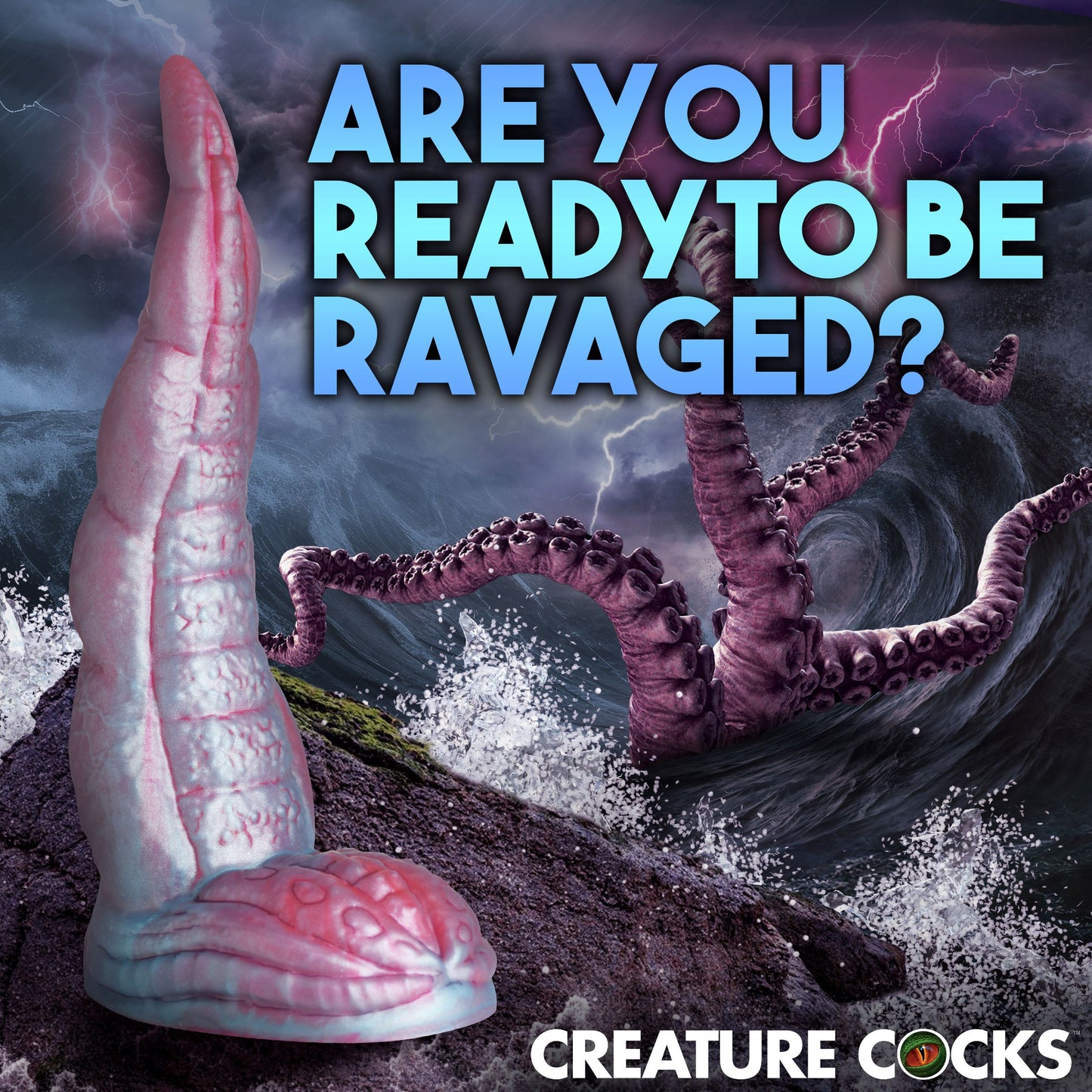 CREATURE COCKS TENTACLE COCK SILICONE DILDO