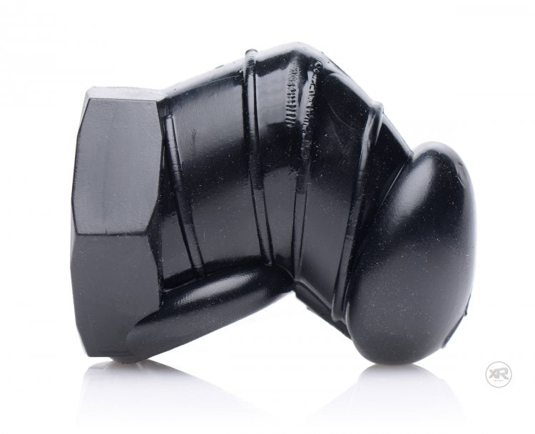 MASTER SERIES DETAINED BLACK RESTRICTIVE CHASTITY CAGE