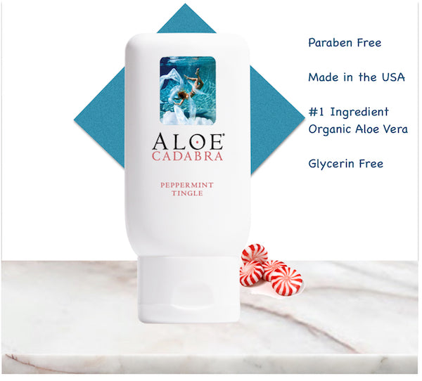 ALOE CADABRA ORGANIC LUBE PEPPERMINT 2.5 OZ