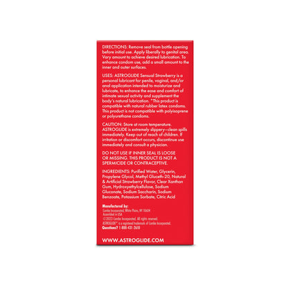 ASTROGLIDE STRAWBERRY 2.5 OZ