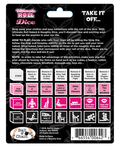 NAKED & NAUGHTY DICE