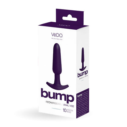 VEDO BUMP RECHARGEABLE ANAL VIBE DEEP PURPLE