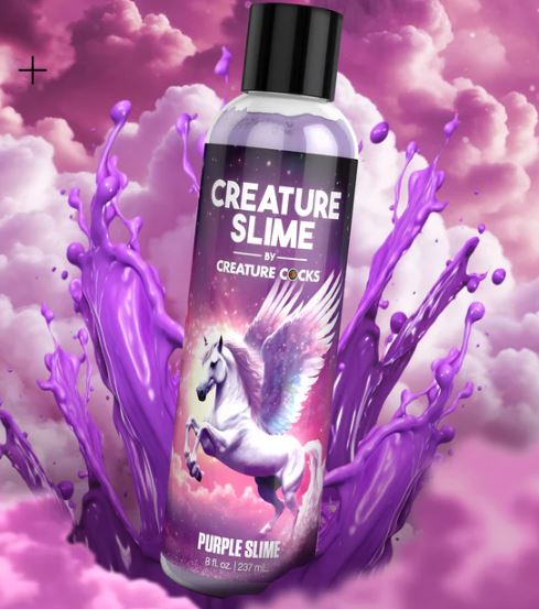 CREATURE COCKS CREATURE SLIME WATER BASED PURPLE SLIME LUBE 8OZ