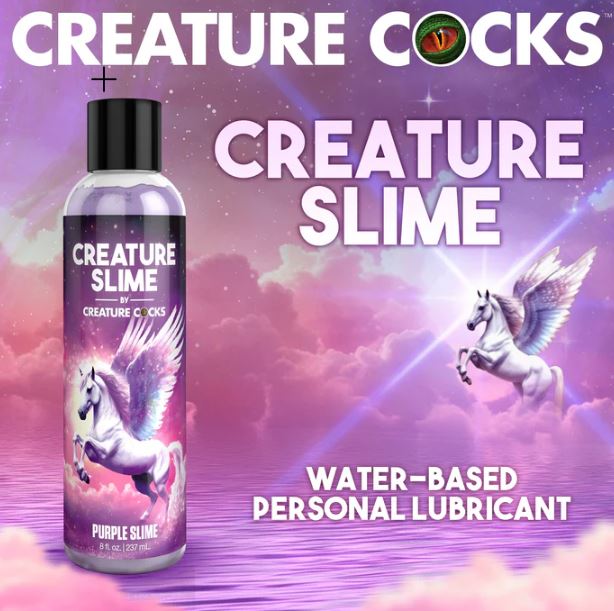 CREATURE COCKS CREATURE SLIME WATER BASED PURPLE SLIME LUBE 8OZ