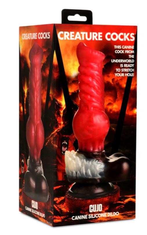 CREATURE COCKS CUJO CANINE SILICONE DILDO
