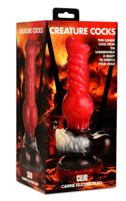 CREATURE COCKS CUJO CANINE SILICONE DILDO