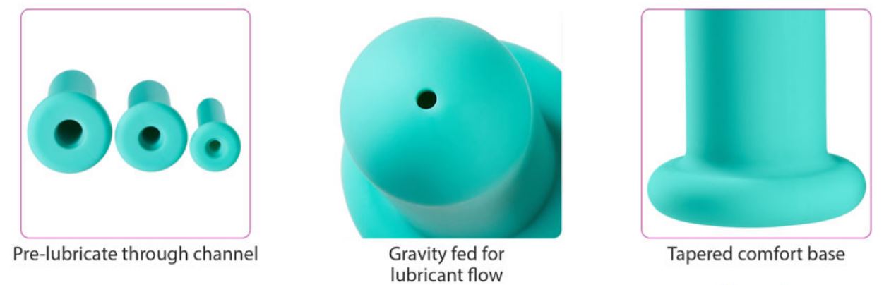 CLOUD 9 HEALTH & WELLNESS SILICONE DILATOR KIT (FOR VAGINAL OR ANAL USE)