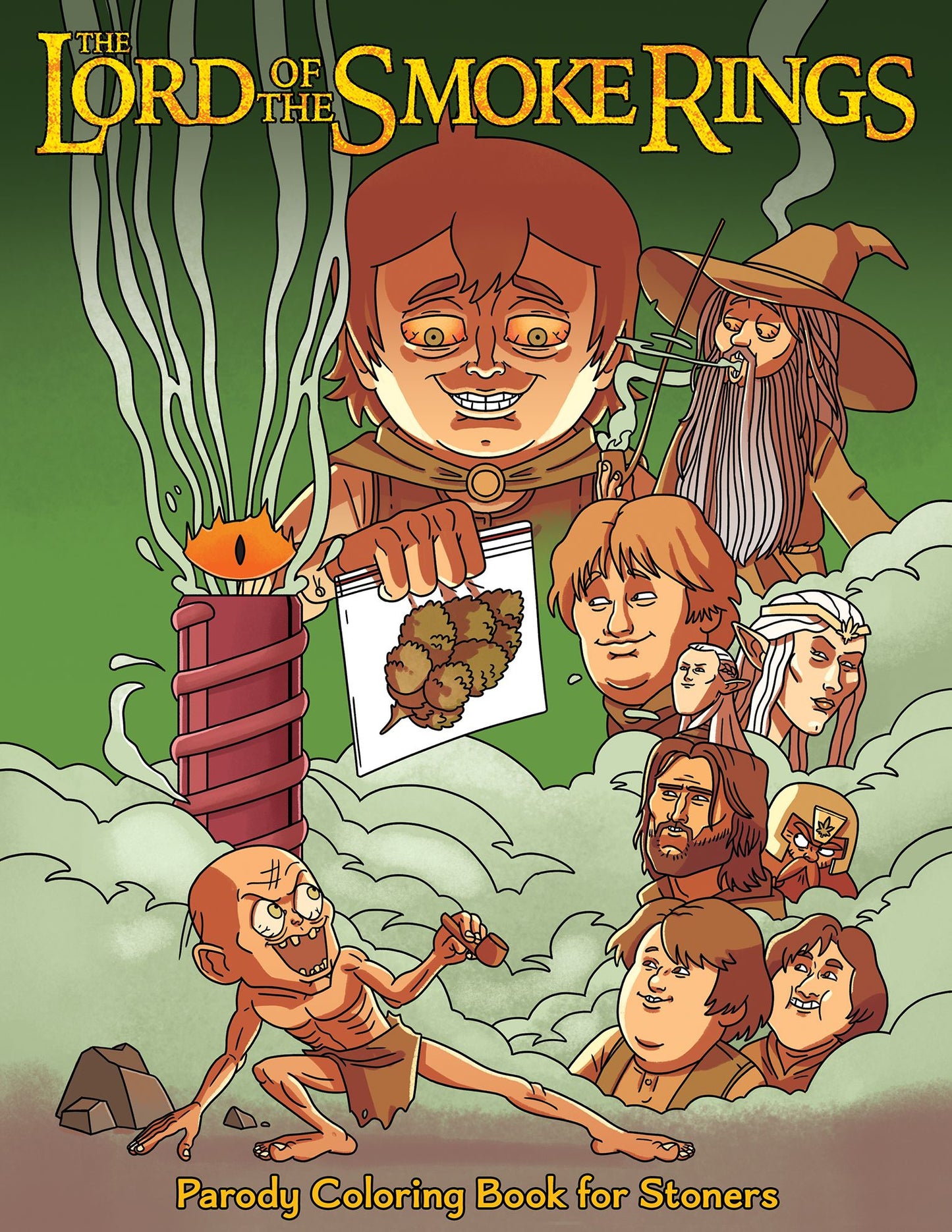 LORD OF SMOKE RINGS COLORING BOOK (NET)