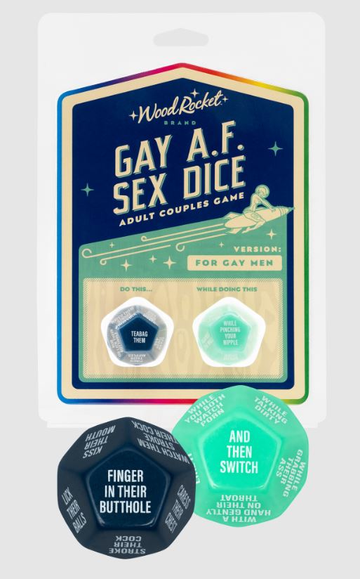 GAY AF GAY MEN SEX DICE (NET)