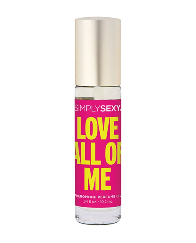 SIMPLY SEXY PHEROMONE PERFUME OIL LOVE ALL OF ME 10.2 ML