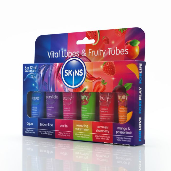 SKINS 12ML SAMPLER TUBES VITAL & FRUITY 6PK