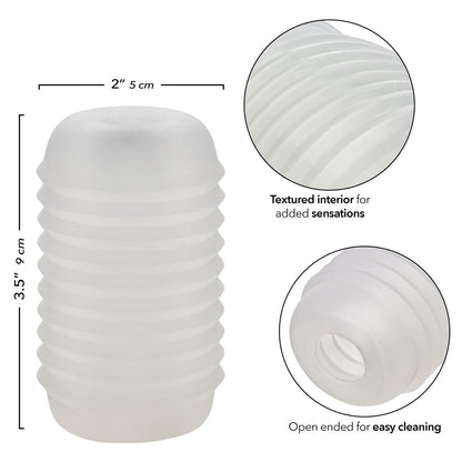 POP SOCK! RIBBED CLEAR