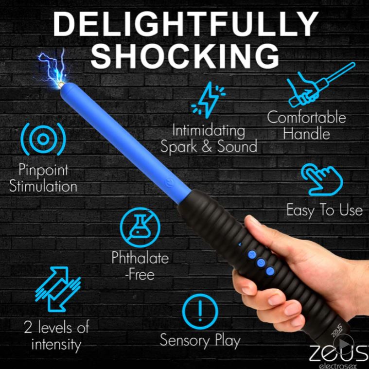 ZEUS SHOCK ROD E-STIM ZAPPING WAND