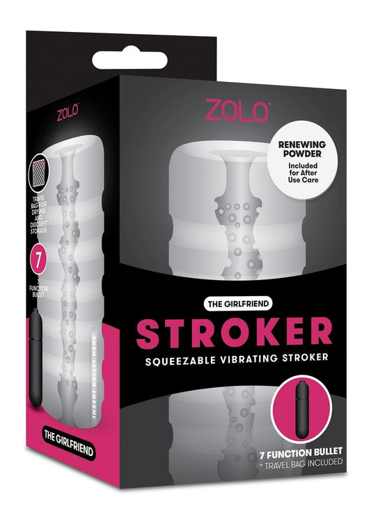 ZOLO GIRLFRIEND SQUEEZABLE VIBRATING STROKER